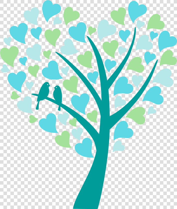 Bird Wedding Invitation Tree Heart   Heart Tree Wedding Png  Transparent PngTransparent PNG