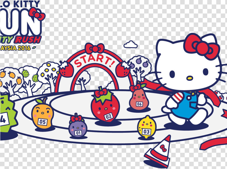 Ballons Clipart Hello Kitty   Hello Kitty Run Malaysia  HD Png DownloadTransparent PNG