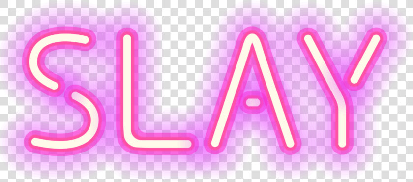  ftestickers  text  typography  slay  neon   Graphic Design  HD Png DownloadTransparent PNG