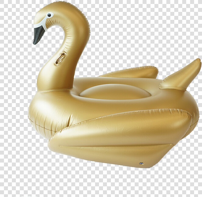 Sunfloats Inflatable Gold Swan Pool Floats   Swan  HD Png DownloadTransparent PNG