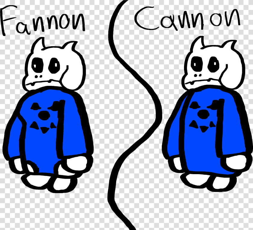 Undertale Fandom Vs Canon   Png Download   Undertale Fandom Vs Canon  Transparent PngTransparent PNG