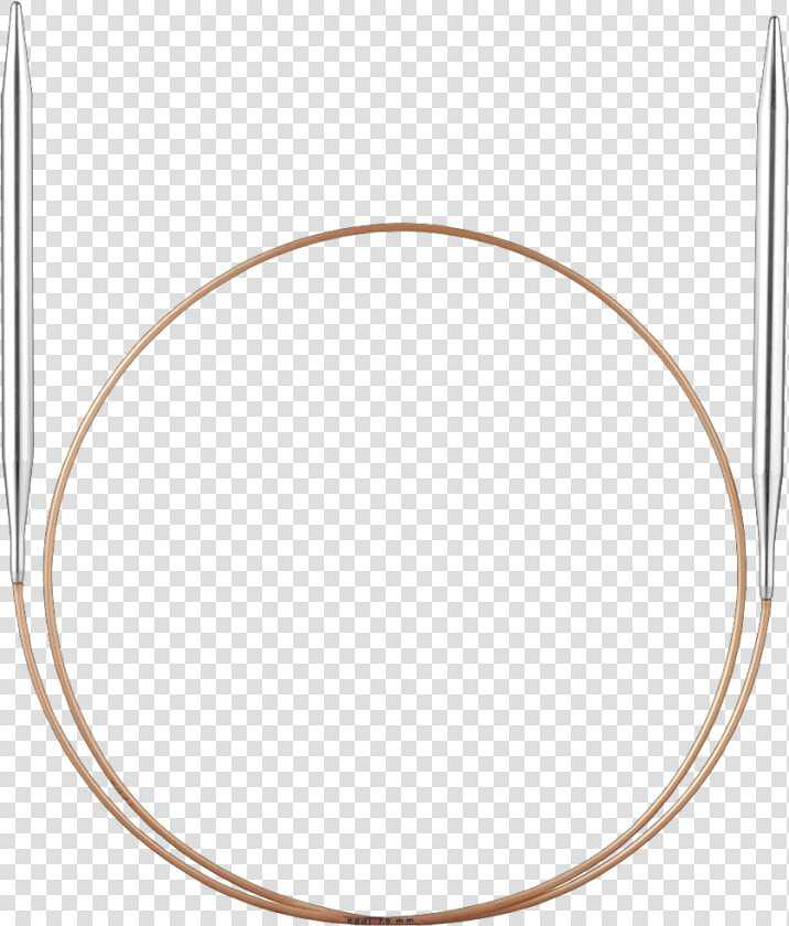 Brass Circular Knitting Needles From Addi   Circle  HD Png DownloadTransparent PNG