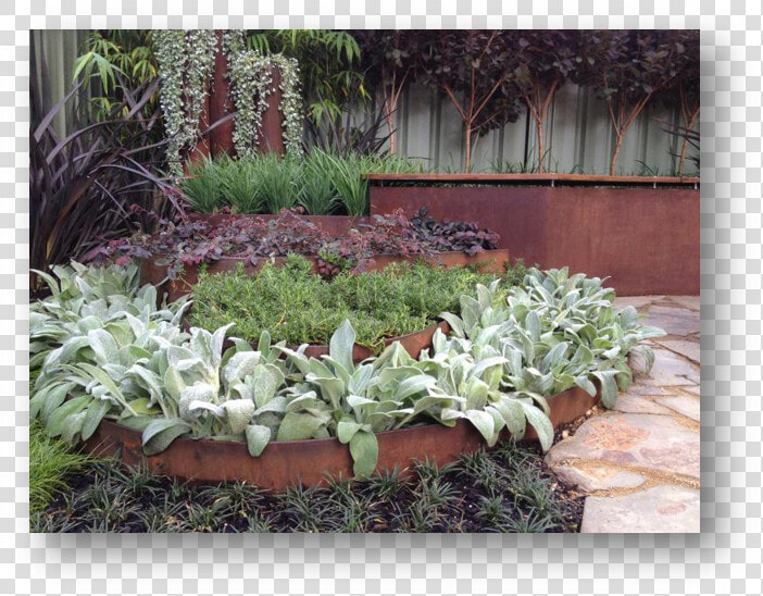 Rusted Metal Edging Gardens  HD Png DownloadTransparent PNG