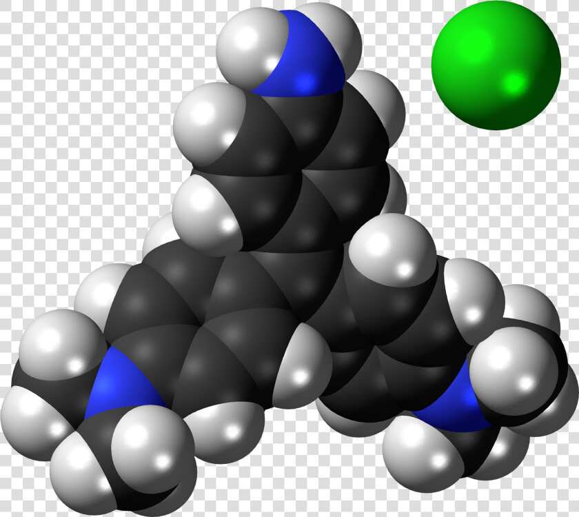 Methyl Violet 2b 3d Spacefill   Illustration  HD Png DownloadTransparent PNG