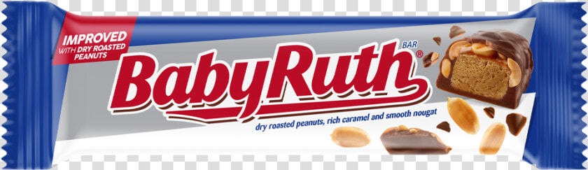 Baby Ruth Dry Roasted Peanuts   Baby Ruth Candy Bar  HD Png DownloadTransparent PNG