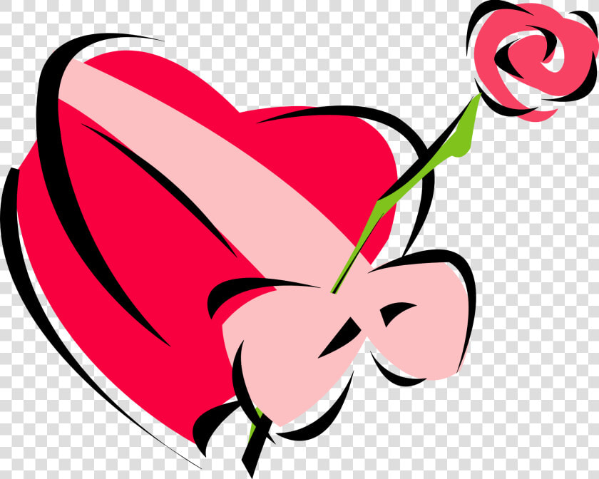 Rose Clipart Valentine S Day   Valentines Day Flower Clipart Png  Transparent PngTransparent PNG