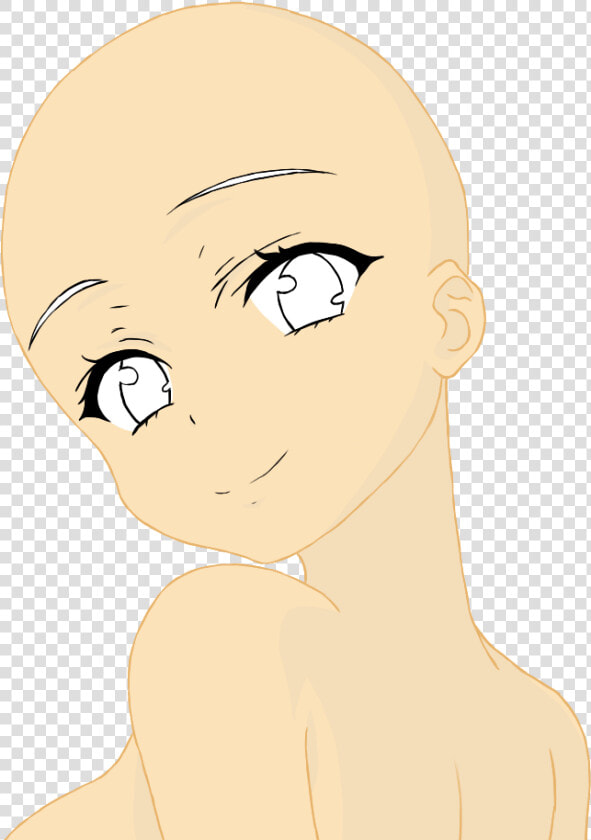 Keep Smiling By Haru bases On Deviantart   Anime Girl Smiling Base  HD Png DownloadTransparent PNG