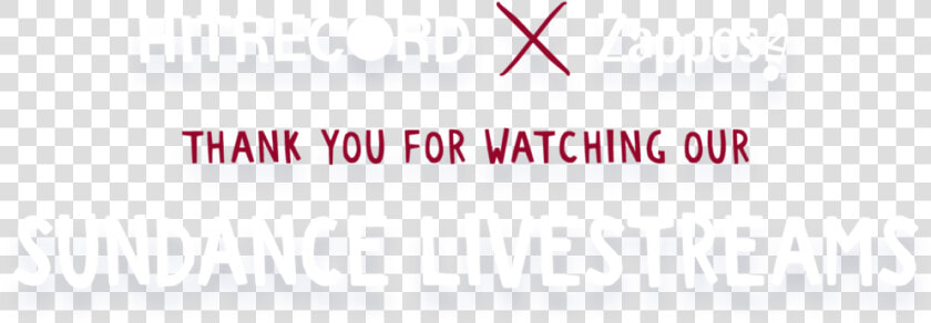 Thank You For Watching Sundance Livestreams  HD Png DownloadTransparent PNG