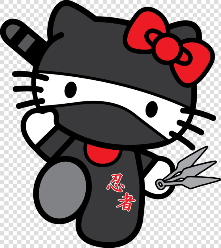 Ninja Hello Kitty By Plaidguy86 d4faf9n   Hello Kitty Ninja  HD Png DownloadTransparent PNG