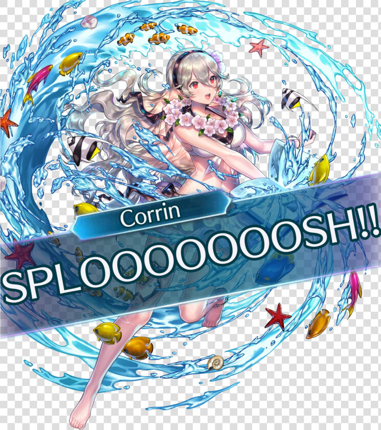 How About Summer Corrin Saying Splooooooooosh   Corrin Art Fire Emblem Female  HD Png DownloadTransparent PNG