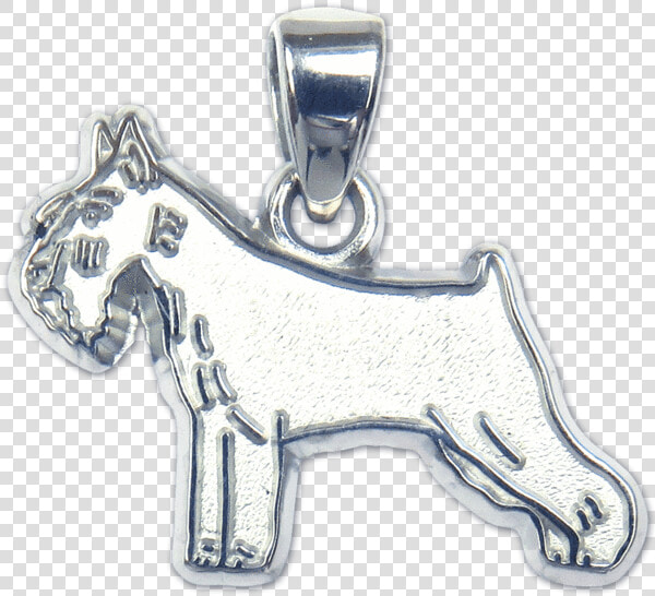 Standard Schnauzer Pendant   Airedale Terrier  HD Png DownloadTransparent PNG