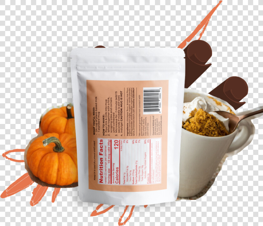 Vegan Pumpkin Spice Mug Cake   Pumpkin  HD Png DownloadTransparent PNG