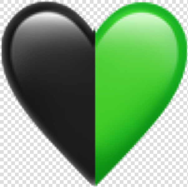  freetoedit  hearts  heart  crown  tiara  valintinesday   Green And Black Heart  HD Png DownloadTransparent PNG