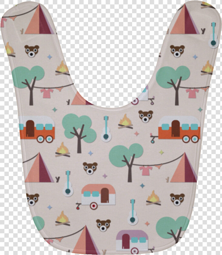 Camping Icon Pattern Baby Bibs   Insect  HD Png DownloadTransparent PNG