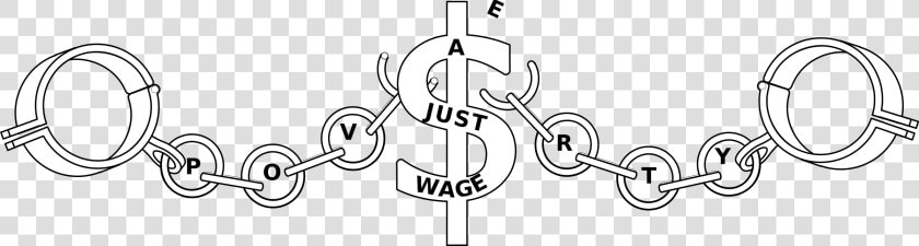 A Fair Wage Breaking Poverty Shackles Clip Arts  HD Png DownloadTransparent PNG