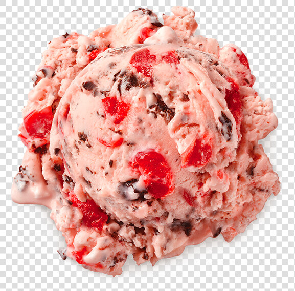 Homemade Brand Cherry Cordial Frozen Yogurt Scoop  HD Png DownloadTransparent PNG