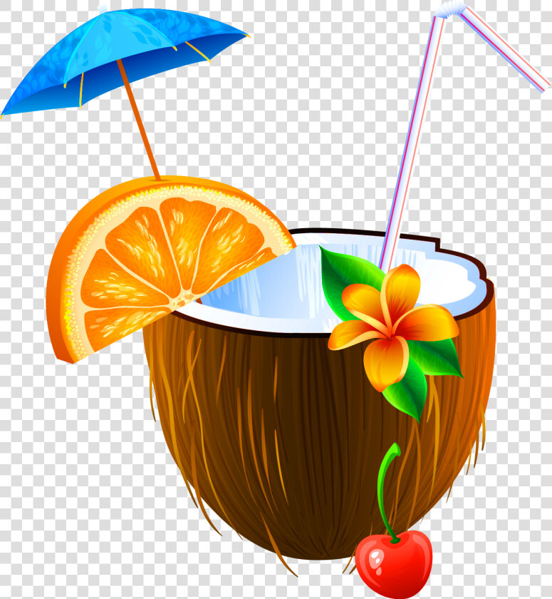 Coconut Clipart Beach Drink   Coconut Drink No Background  HD Png DownloadTransparent PNG