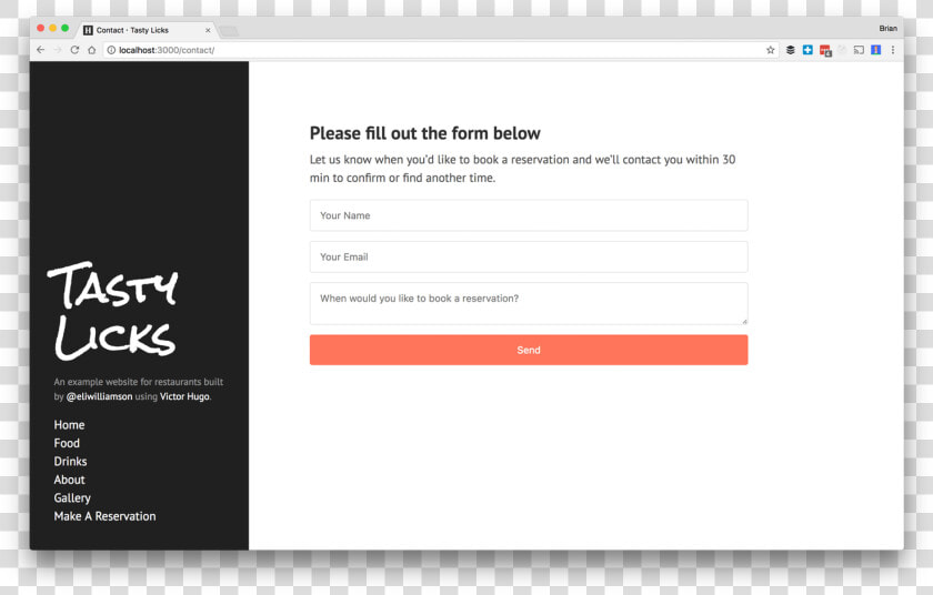 Transparent Submit Button Png   Modern Website Contact Form  Png DownloadTransparent PNG