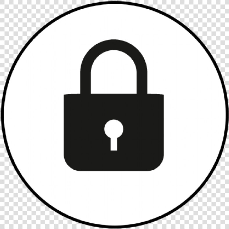 Lock Clipart Data Security   Security Logo Black And White  HD Png DownloadTransparent PNG