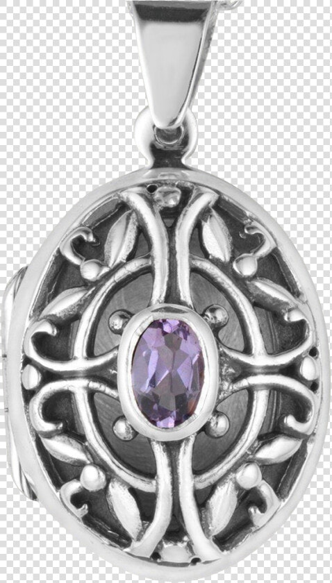 Amethyst Filigree Locket Data Rimg Lazy Data   Locket  HD Png DownloadTransparent PNG