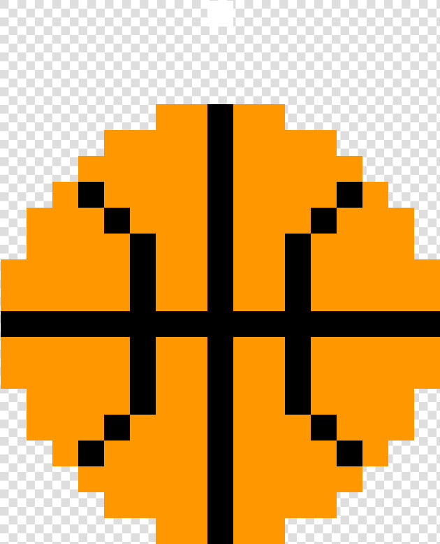 Pixel Art Ballon De Basket  HD Png DownloadTransparent PNG