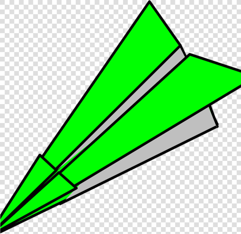 Paper Airplane Clipart Plane Green Free Vector Graphic   Paper Airplane Transparent Background  HD Png DownloadTransparent PNG