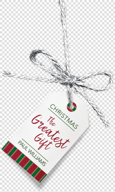 Greatest Gift Tag Tall   Greatest Gift For Christmas  HD Png DownloadTransparent PNG