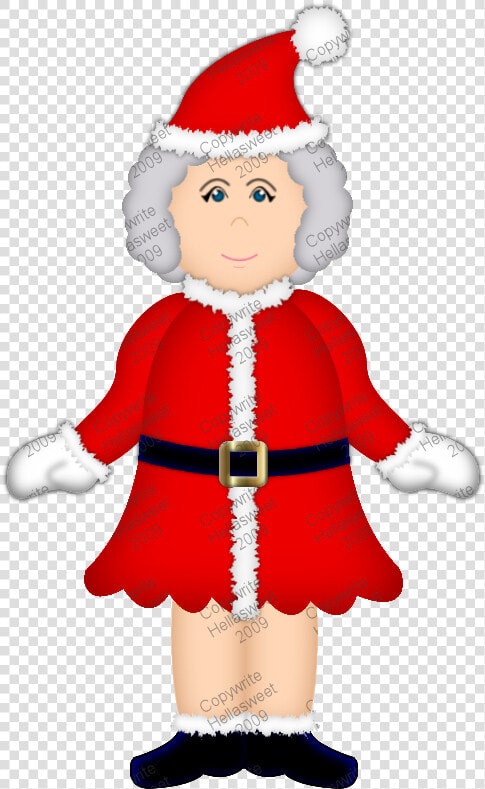 Santa And Mrs Claus Png Black And White  amp  Transparent   Transparent Clipart Mrs Claus  Png DownloadTransparent PNG