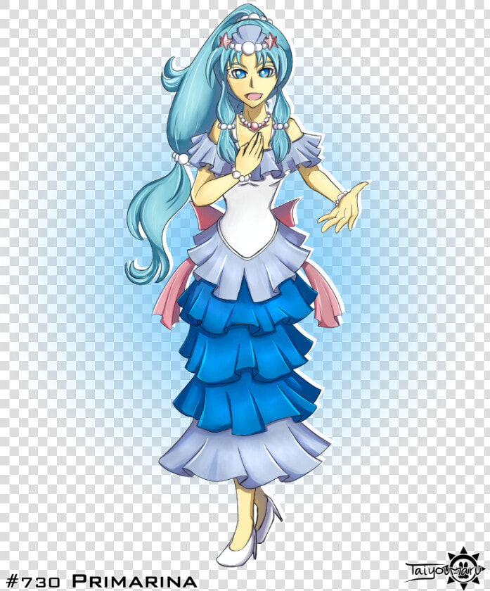 Primarina gijinka   Cartoon  HD Png DownloadTransparent PNG