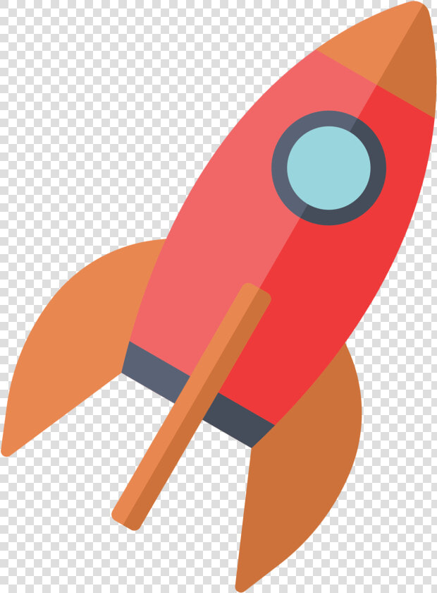 Rocket Clipart Transparent Png   Png Download   Flat Design Rocket Png  Png DownloadTransparent PNG