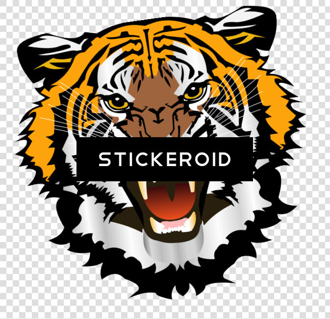 Tiger 5 X7 Area Rug Clipart   Png Download   Logo Tiger Face Png  Transparent PngTransparent PNG