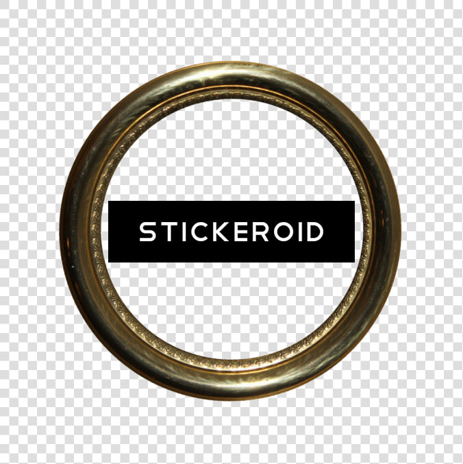 Golden Round Frame Border Circle Frames   Circle  HD Png DownloadTransparent PNG