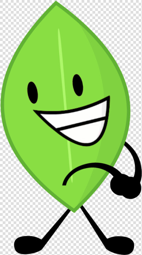 Bfb Leafy Intro Pose Bfdi Assets By   Smiley  HD Png DownloadTransparent PNG