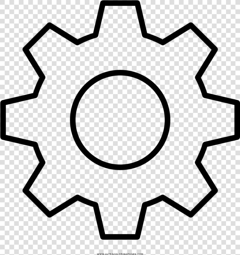 Cog Coloring Page   Transparent Project Manager Icon  HD Png DownloadTransparent PNG