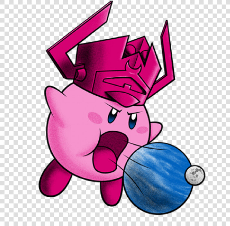 Inhaler Of Worlds   Galactus Kirby Nintendo  HD Png DownloadTransparent PNG