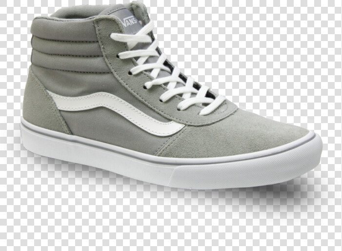 Vans Maddie Hi Grey White   Skate Shoe  HD Png DownloadTransparent PNG