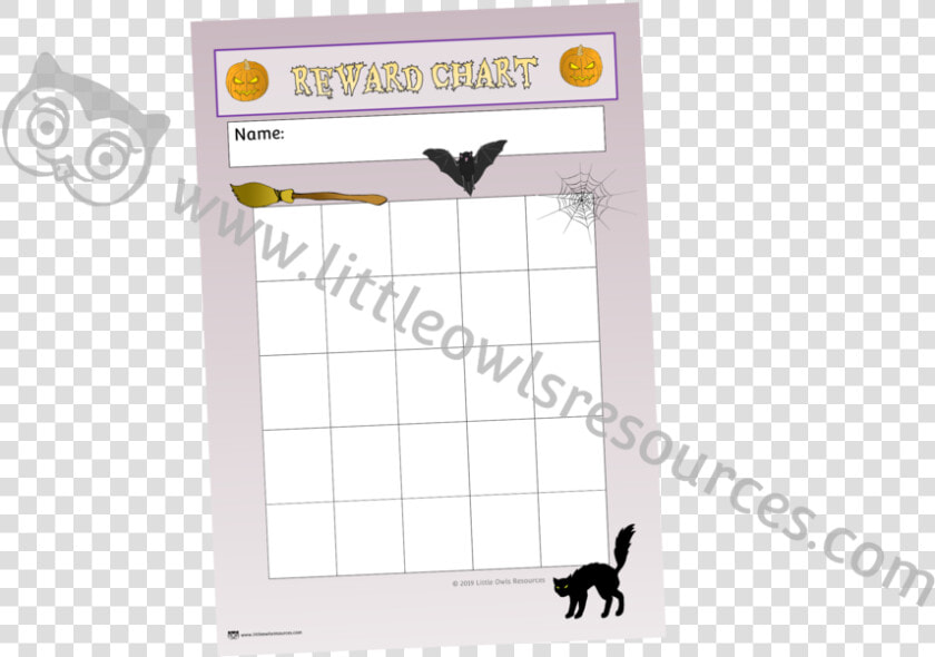 Halloween Reward Chartcover   Paper  HD Png DownloadTransparent PNG