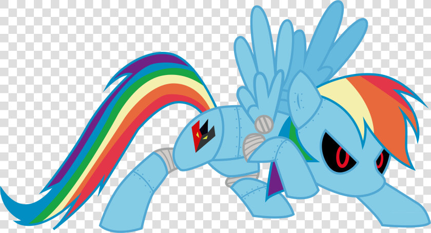 Frankleonhart  Metal Dash  Rainbow Dash  Robot  Safe    My Little Pony Rainbow Dash Robot  HD Png DownloadTransparent PNG