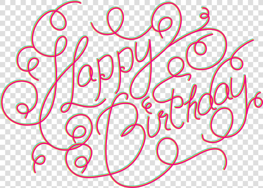 Happy Birthday Girly Fonts Clipart   Birthday Calligraphy Fonts  HD Png DownloadTransparent PNG