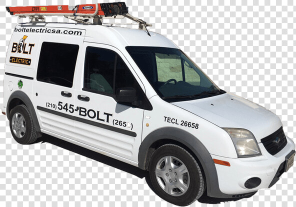 Electrician  amp  Electrical Repair Services In San Antonio    Roof Rack For 2012 Ford Transit Connect  HD Png DownloadTransparent PNG