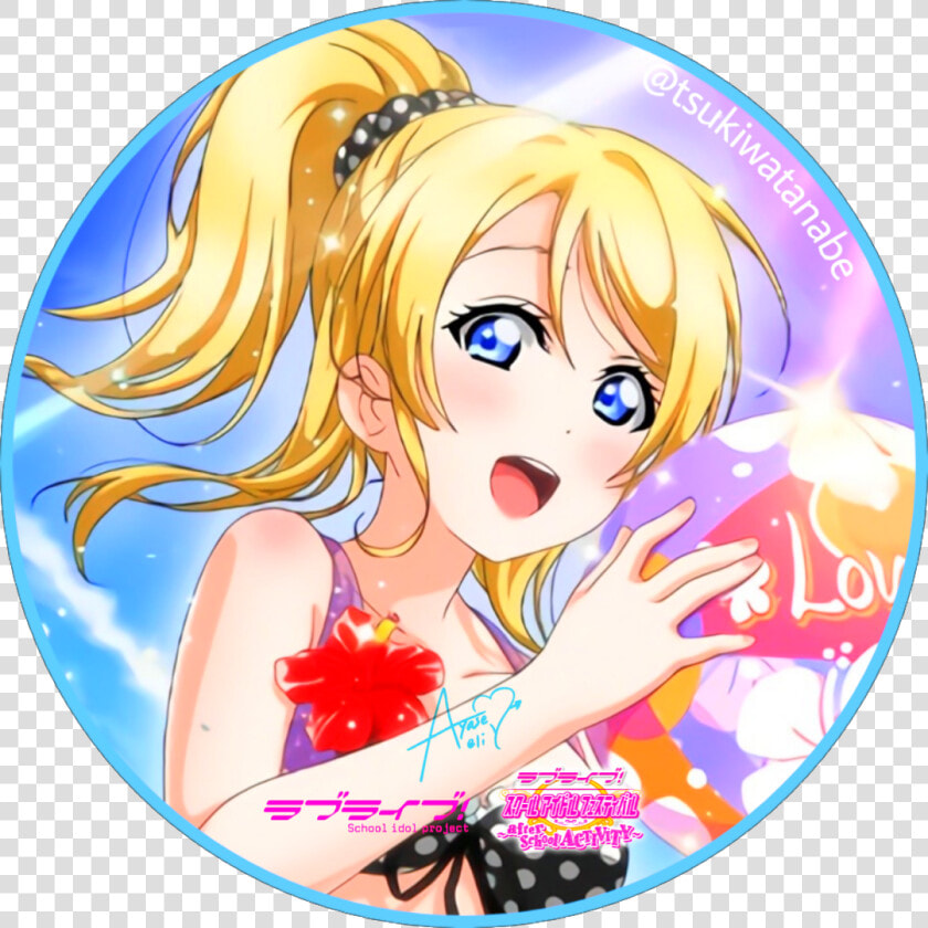 Made This Icon Profile Edit Of Eli Ayase   Love Live  HD Png DownloadTransparent PNG