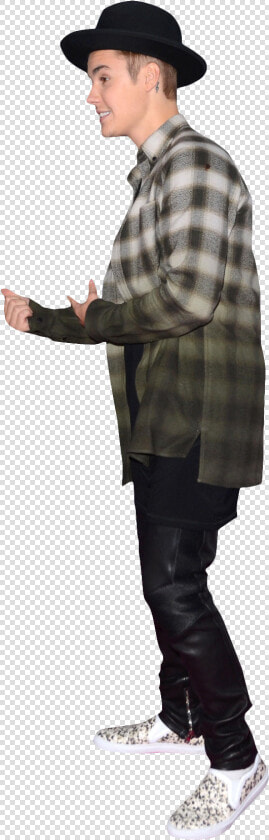 Justin Bieber With Hat Png Image   Tartan  Transparent PngTransparent PNG