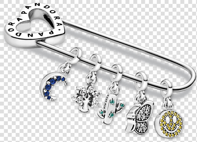 Pandora Me Safety Pin Brooch  HD Png DownloadTransparent PNG