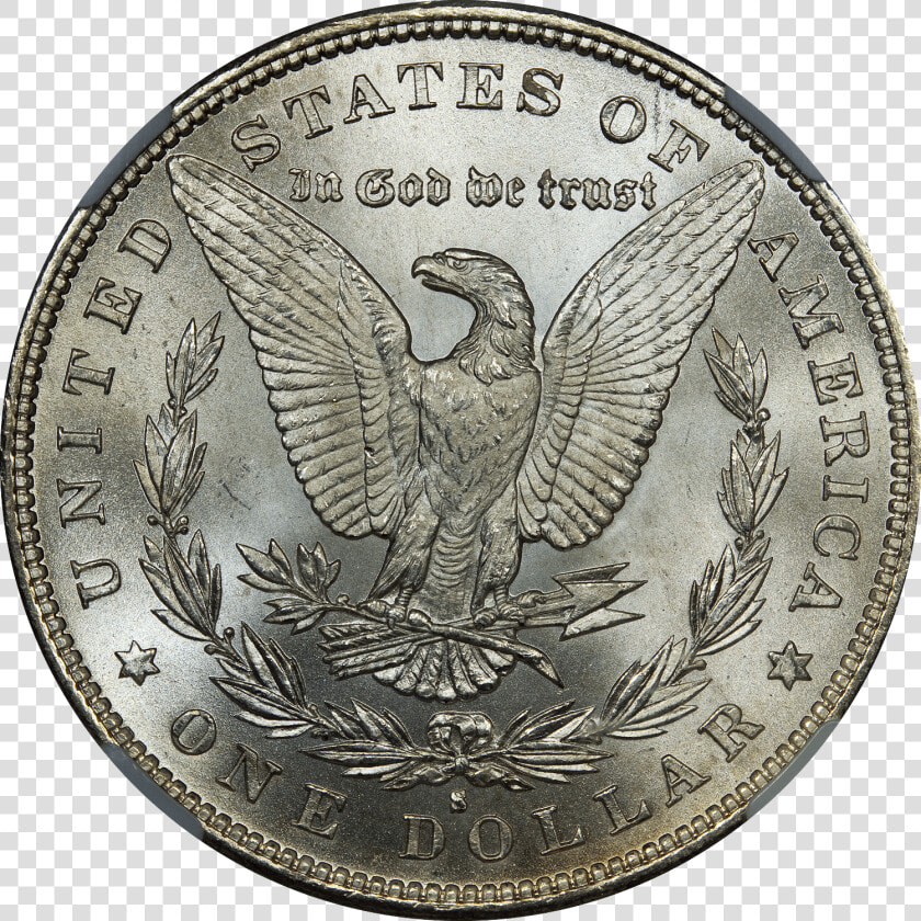 One Dollar Coin   Morgan Dollar  HD Png DownloadTransparent PNG