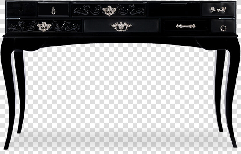 Transparent Black Table Png   Sofa Tables  Png DownloadTransparent PNG