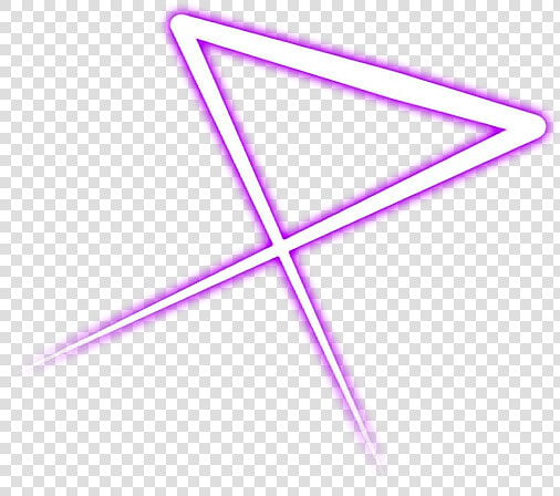  pink  neon  triangle  freetoedit  overlay   Neon Triangle Purple Transparent  HD Png DownloadTransparent PNG