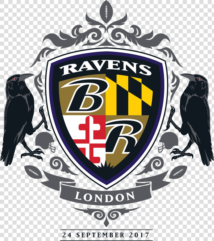 Transparent September Season Clipart   Baltimore Ravens Shield Logo  HD Png DownloadTransparent PNG