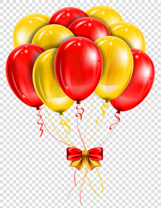 Balloons Png Transparent Background   Red  amp  Yellow Balloons  Png DownloadTransparent PNG