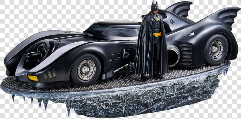 Iron Studios Batman Batmobile  HD Png DownloadTransparent PNG