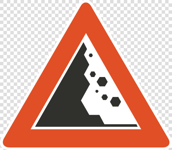 Avalanche Clipart Falling Rock   Falling Rocks Sign Png  Transparent PngTransparent PNG